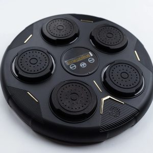 Máquina De Boxeo Bluetooth Bases Acolchadas Gymgenius Negro
