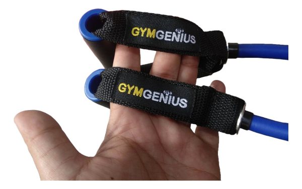 Banda De Resistencia Alta Tpe Manijas Ergonómicas Gymgenius Negro