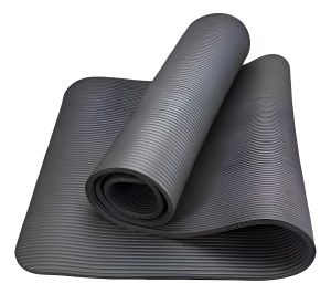 Mat Nbr Antideslizante Yoga Gymgenius 10mm Gris 183x61cm Gris