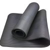 Mat Antideslizante Yoga Pilates Gymgenius 10mm Gris 183x61cm
