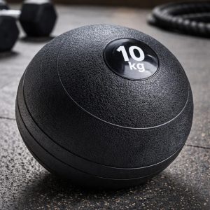 Pelota Medicinal 10 Kg Medicine Ball Sin Pique Gymgenius Negro
