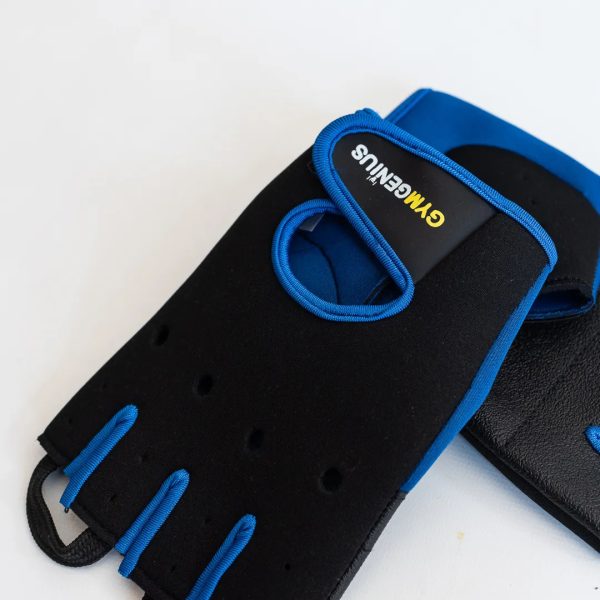 Guante Calidad Gymgeius Entrenamiento Neopreno Talle S Azul Lisa S