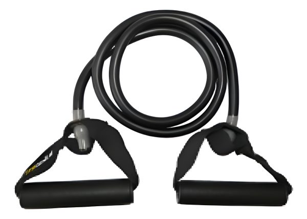 Banda De Resistencia Alta Tpe Manijas Ergonómicas Gymgenius Negro