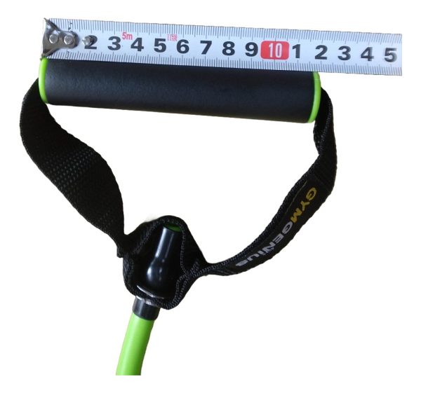 Banda De Resistencia Tpe Manijas Ergonómicas Gymgenius Baja Verde
