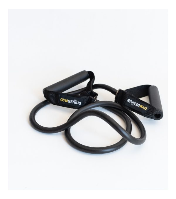 Banda De Resistencia Alta Tpe Manijas Ergonómicas Gymgenius Negro