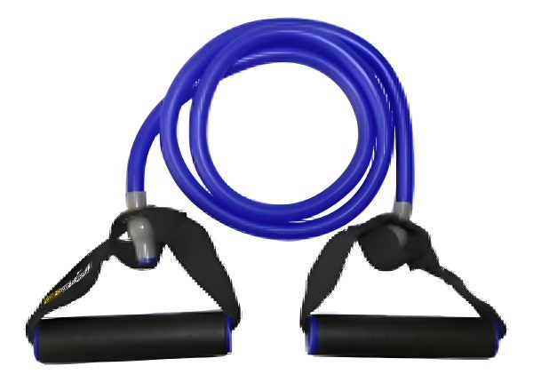 Banda De Resistencia Media Tpe Manijas Ergonómicas Gymgenius Azul