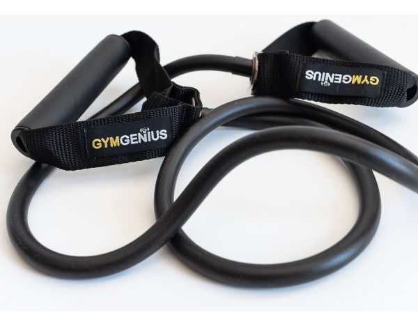 Banda De Resistencia Alta Tpe Manijas Ergonómicas Gymgenius Negro