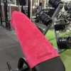 Toalla De Microfibra Roja Premium De Entrenamiento Gymgenius Rojo Lisa