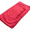 Toalla De Microfibra Roja Premium De Entrenamiento Gymgenius Rojo Lisa