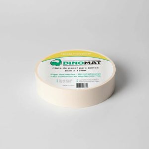 Cinta Microperforada Dinomat 5cm X 75m Resistente Y Versátil Beige Microperforada