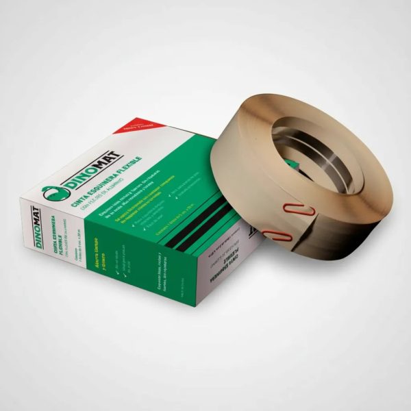 Cinta Esquinera Con Flejes De Aluminio Dinomat 5cm X 30m