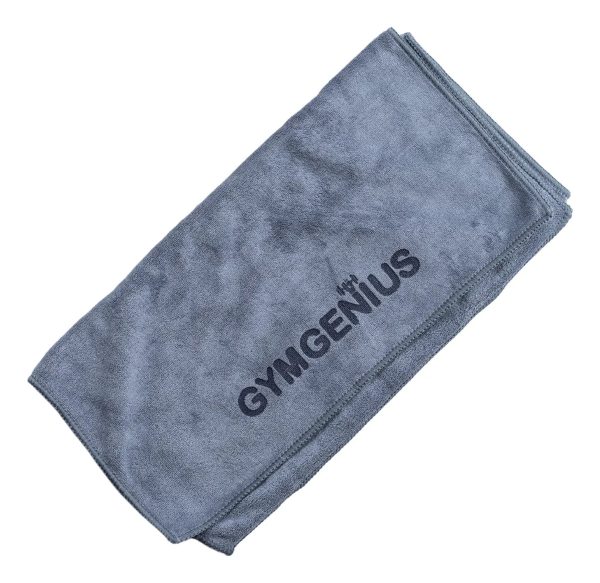 Toalla De Microfibra Gris Para Entrenamiento Gymgenius Gris Lisa