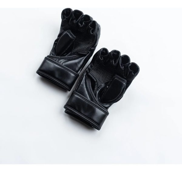 Guantes Mma Profesionales Incluye Muñequera Gymgenius L-xl Lxl Negro