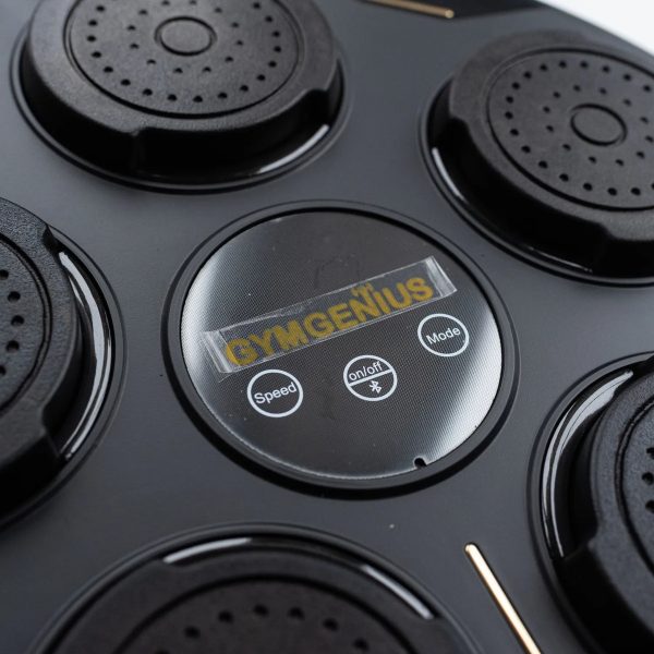 Máquina De Boxeo Bluetooth Bases Acolchadas Gymgenius Negro