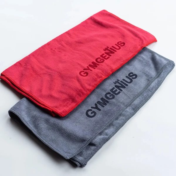 Toalla De Microfibra Gris Para Entrenamiento Gymgenius Gris Lisa