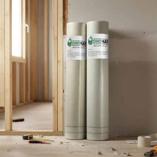 Malla Fibra De Vidrio Profesional Dinomat 5x5 160g 1x25m